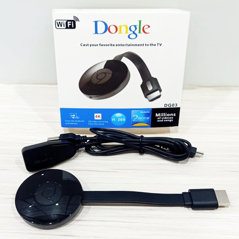 Dongle HDMI Wifi TV DG03 HDMI Dongle TV 4K DG 03 Anycast Mirroring Screen