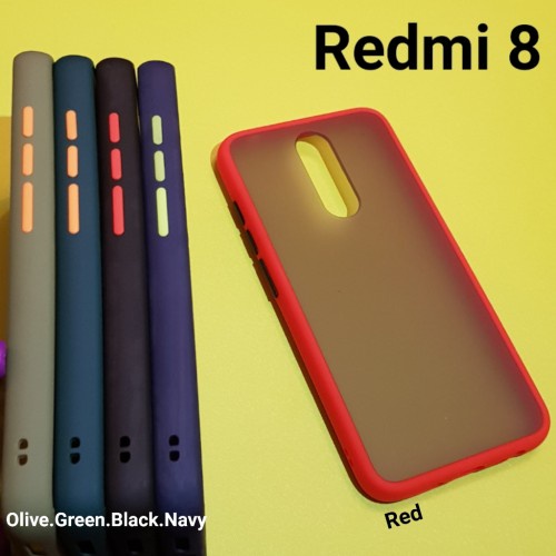 CASE MATTE XIAOMI REDMI 8 REDMI 8 PRO TRANSPARAN FUZE MACARON MY CHOICE - FA