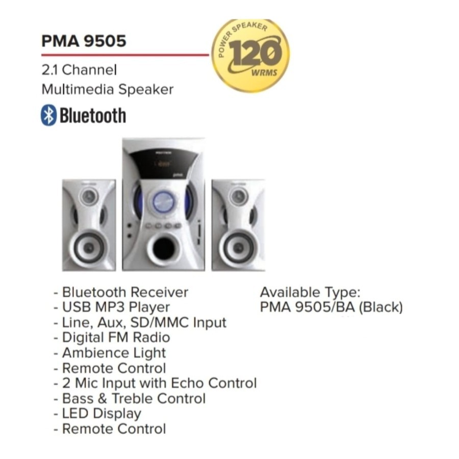 Multimedia Speaker Polytron PMA 9505
