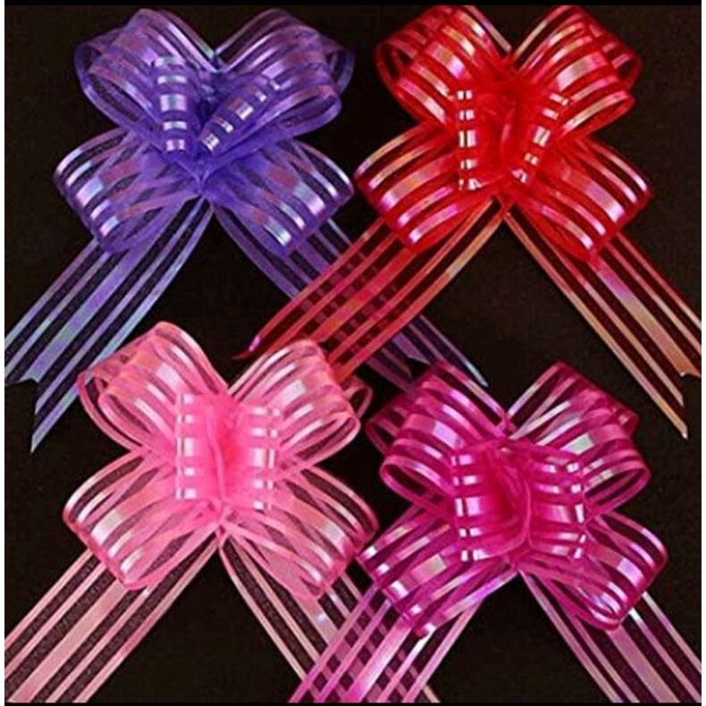 

Pita Tarik Organdi | Pita Serut Besar | Kain Kaca Metalik | Pita Serut Salju 50 mm