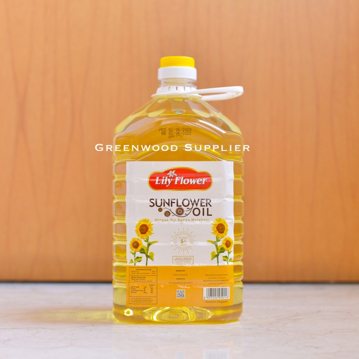 

Siap Kirim Lily Flower Sunflower Oil - 5 Lt - Std Packing