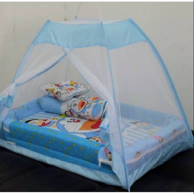 Kasur tenda / kasur bayi tenda kelambu motif karakter