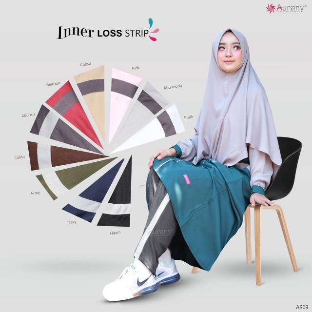 INNER LOSS STRIP - CELANA DALAMAN GAMIS STRIP ||  AURANY