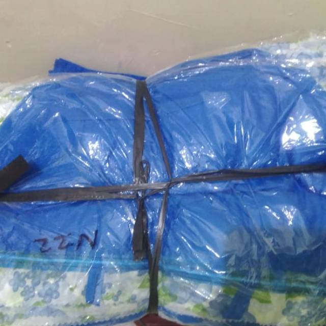 

Tas hajatan warna biru serut tipis uk 22