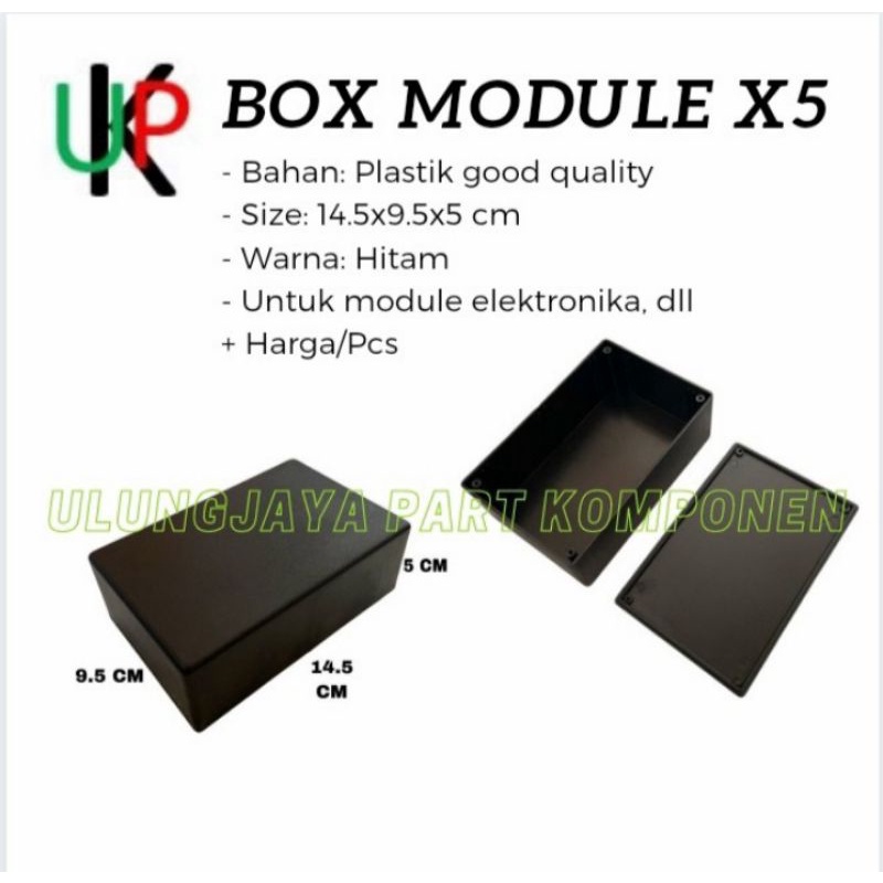 box x5 box module plastik hitam