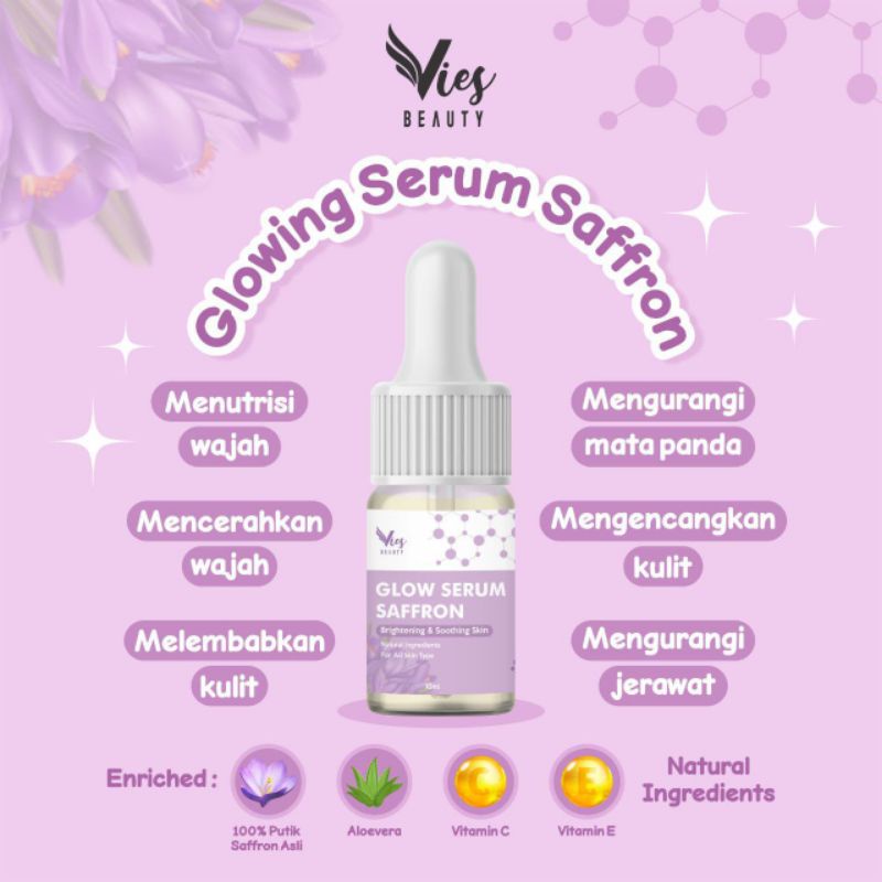 Serum Safron By Vies 100% ORI dan Kemasan Baru BPOM