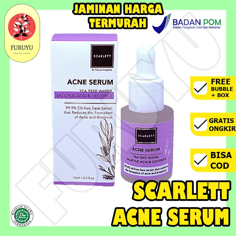 SCARLETT WHITENING BRIGHTLY EVER AFTER SERUM &amp; ACNE SERUM SCARLETT