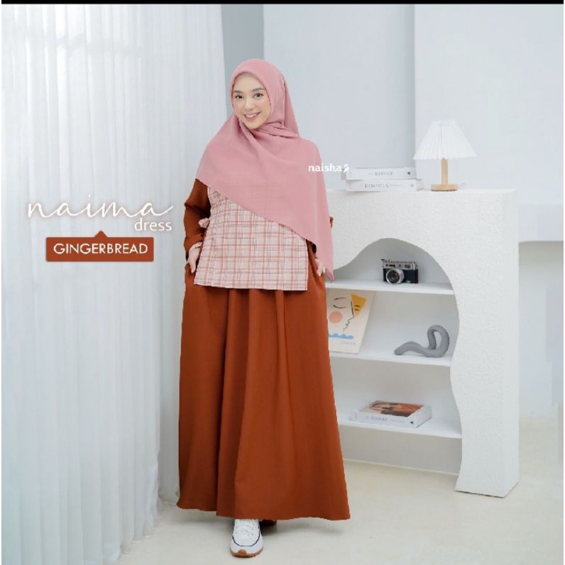 Gamis Naima dress simple elegan