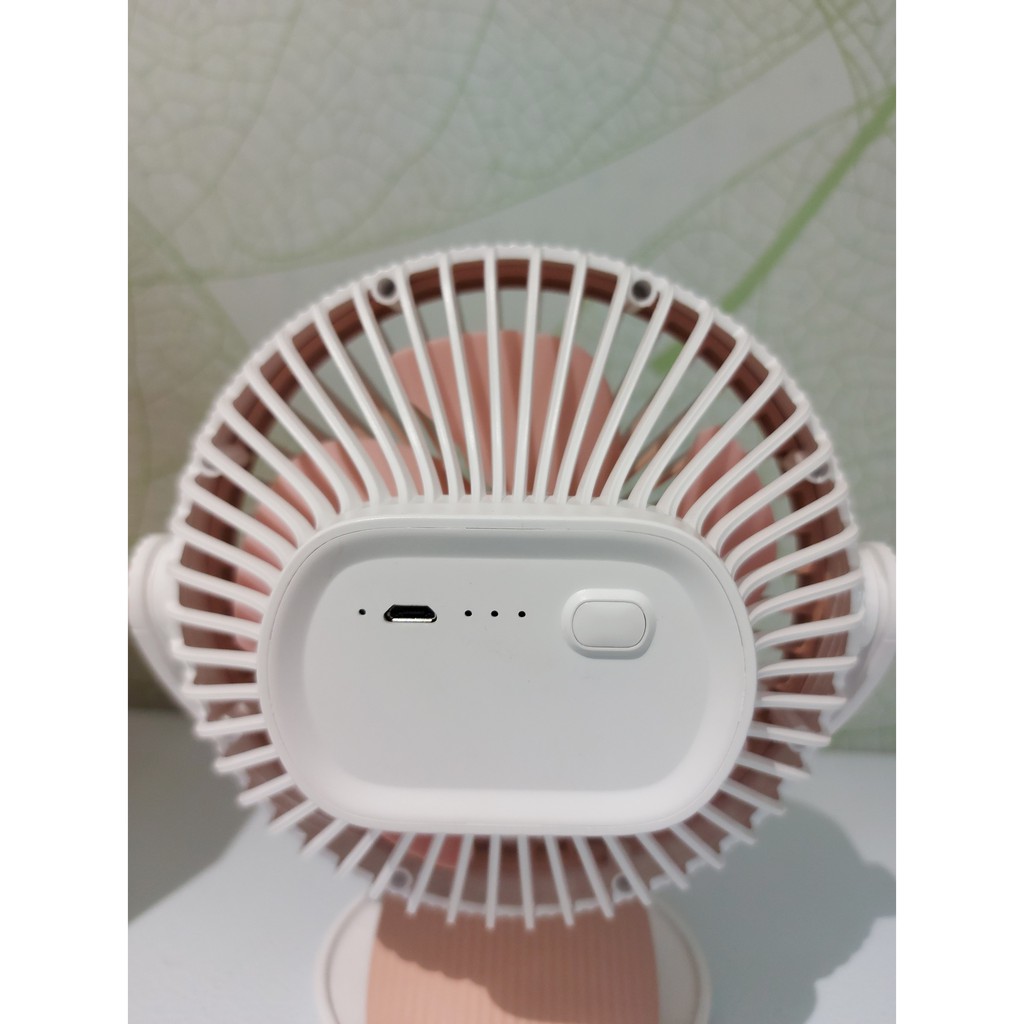 2in1 Clip Fan &amp; Desk Fan Portable 6 Inch / Kipas Angin Jepit / Rechargable fan