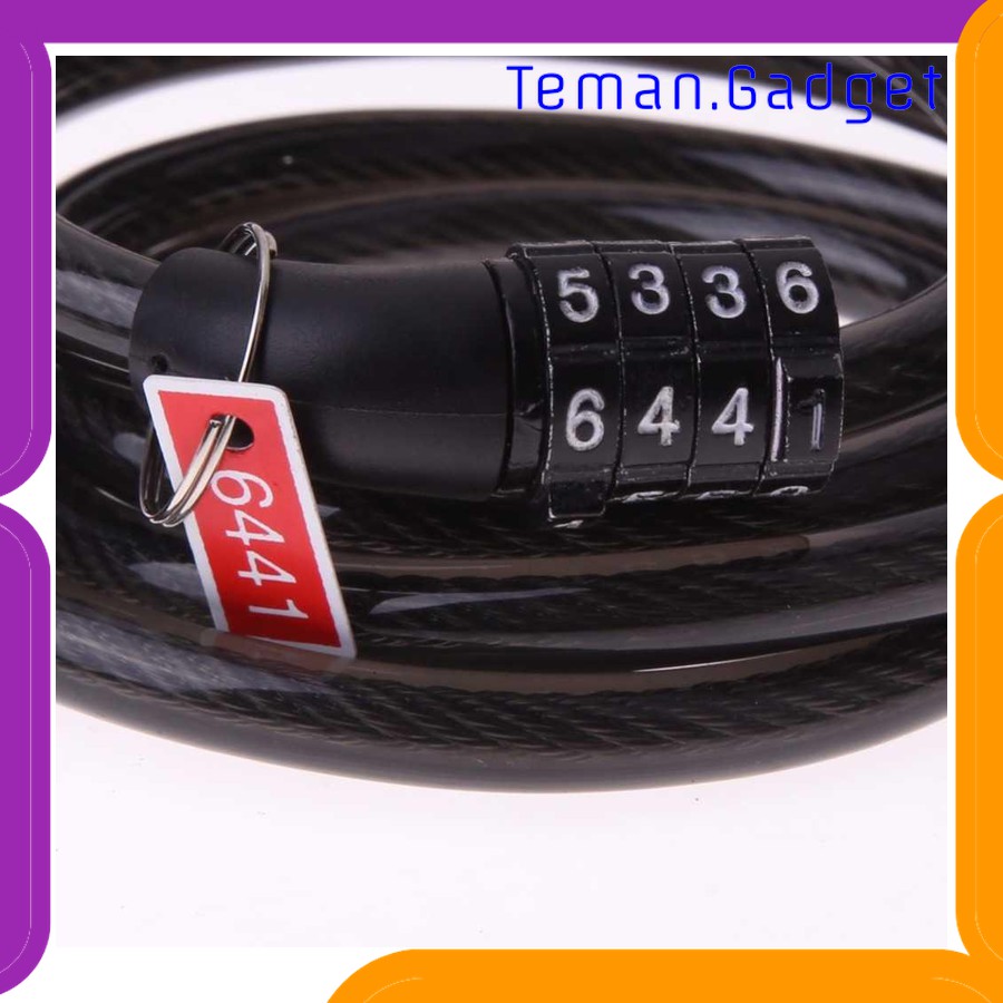 TG-IB224 TAFFGUARD GEMBOK SEPEDA KOMBINASI ANGKA 4 DIGIT - TY532