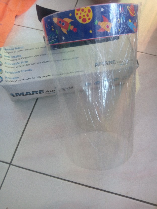 Faceshield Apd Flip Buka Tutup Amare Crown