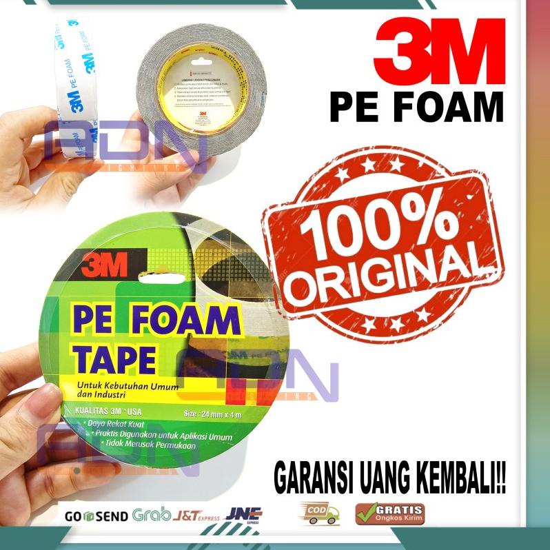 

Recomend ADN.in 3M Double Tape PE Foam 1600TG 24 mm x 4mtr ORIGINAL ASLI USA .,
