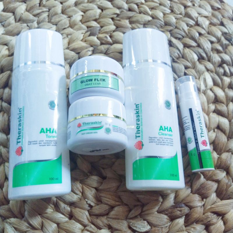 Paket Glow Flek Theraskin / Penghilang Flek / Serum Flek