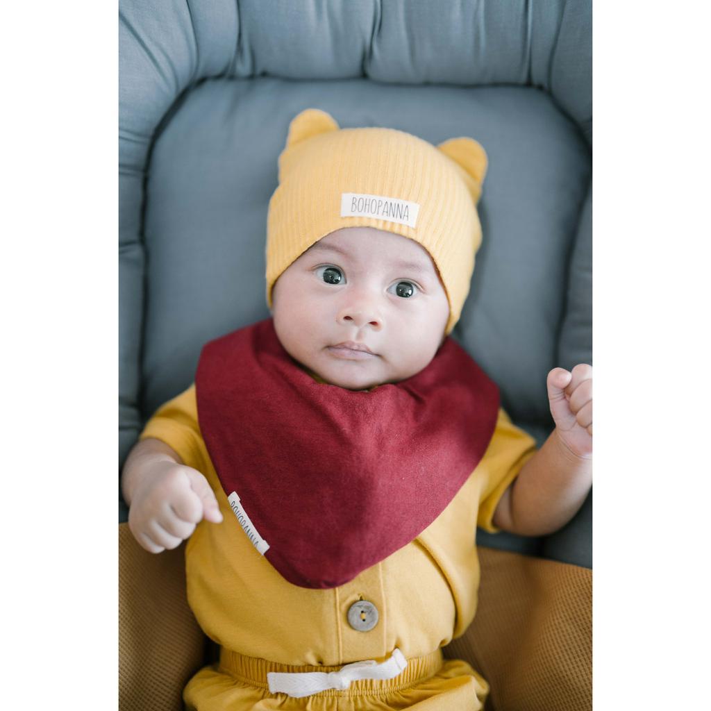 Bohopanna Beanie Hat / Aksesoris Topi Rajut Anak / Bayi