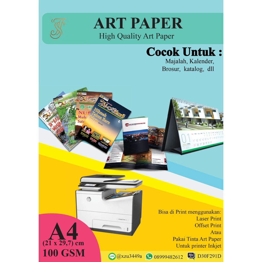 

Kertas Art Paper 100 Gram A4