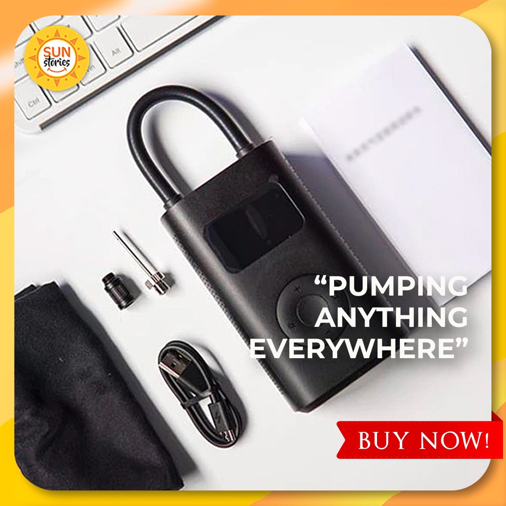 Xiaomi Mijia Pompa ban mobil elektrik isi Angin Portable Smart digital modern Pump compact