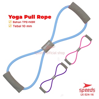 SPEEDS Tali Fitness Gym Yoga Resistance Bands 8 Toning Tube Tali Olahraga Stretching 024-16