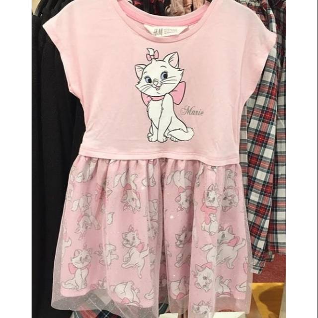 New Marie  cat HnM disney dress kids only size 2 4 