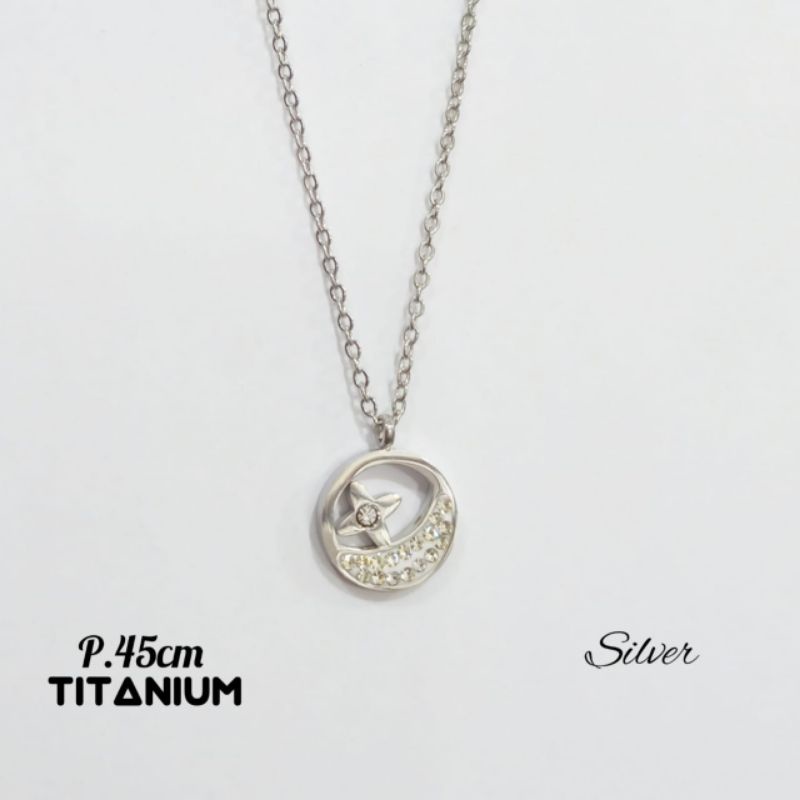 TERBARU RO-27 PERHIASAN TITANIUM WANITA DEWASA DAN REMAJA ANTI KARAT ANTI PUDAR LAPIS EMAS 24 K MEWAH DAN ELEGAN, KALUNG LIONTIN TITANIUM MOTIF PILIHAN