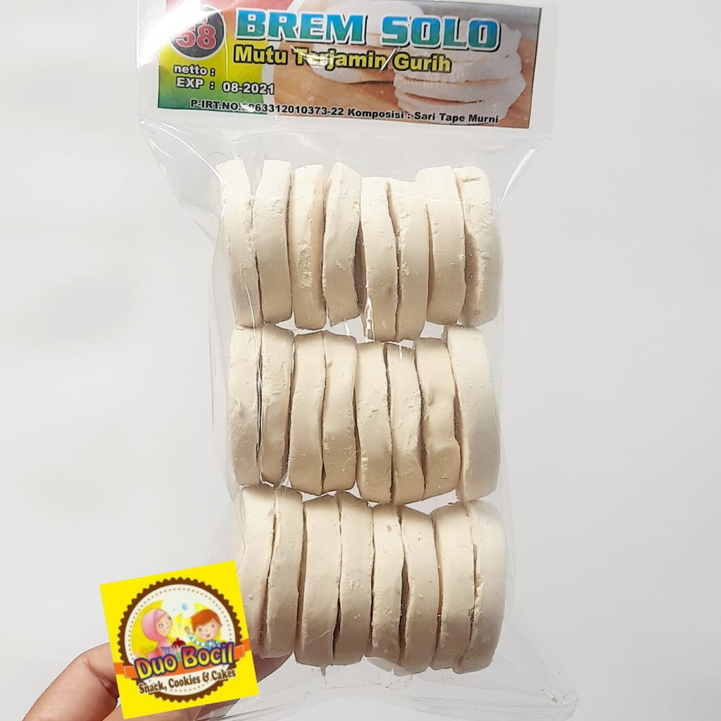 

Brem Bulat Asli Solo Sari Tape Murni (isi 24 pcs) - Duo Bocil Snack