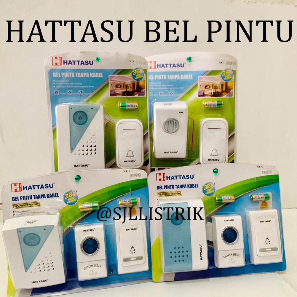 ✨ BISA COD✨ BEL PINTU BATERAI + SENSOR + SUARA HATTASU , GAXINDO BELL
