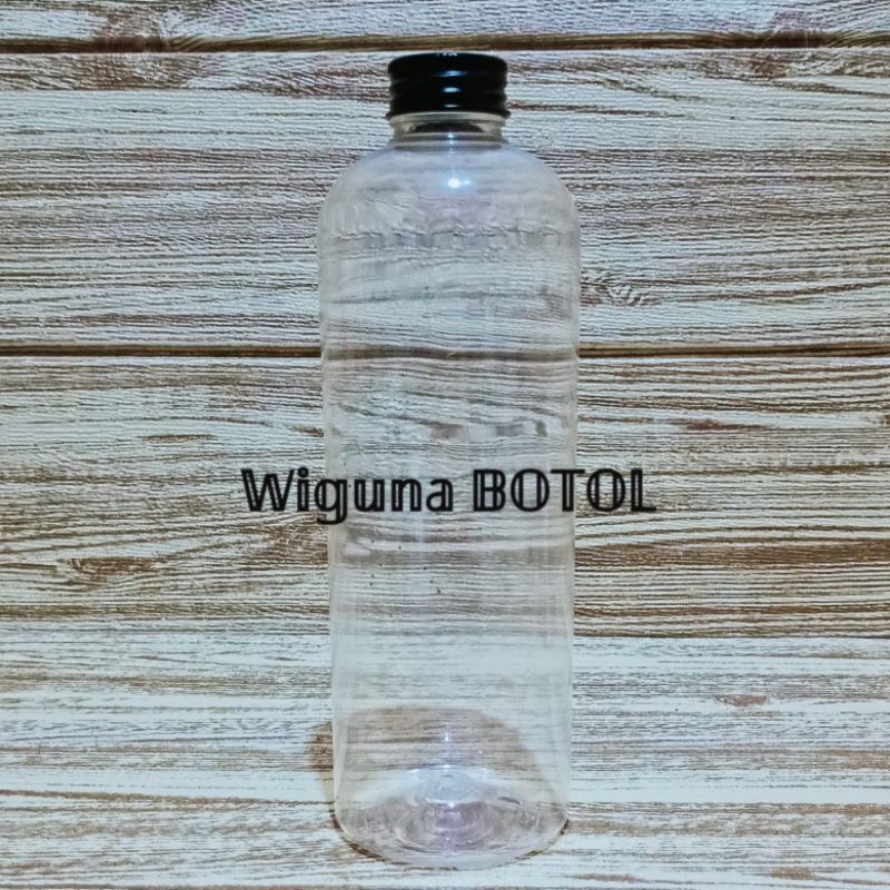 Botol PET 500ml Tinggi Tutup Ulir Almunium / Botol Ulir 500ml Tinggi