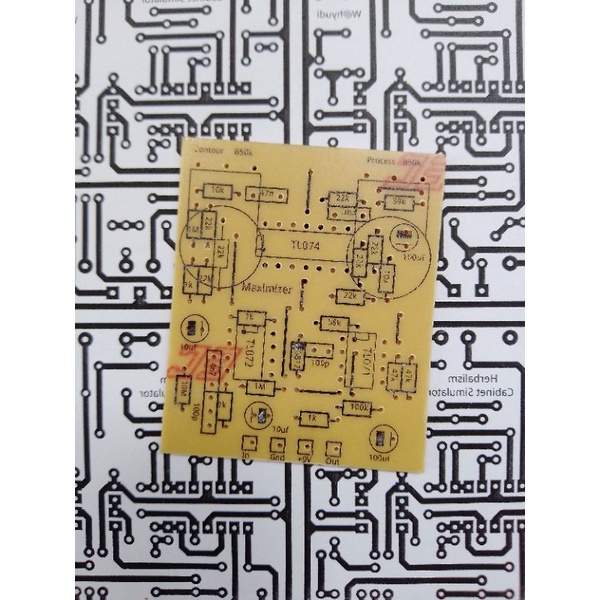 PCB EFEK GITAR MAXIMIZER