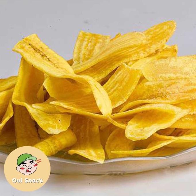 

KERIPIK PISANG ASIN / KRIPIK PISANG LAMPUNG SUPER TIPIS |OUI SNACK