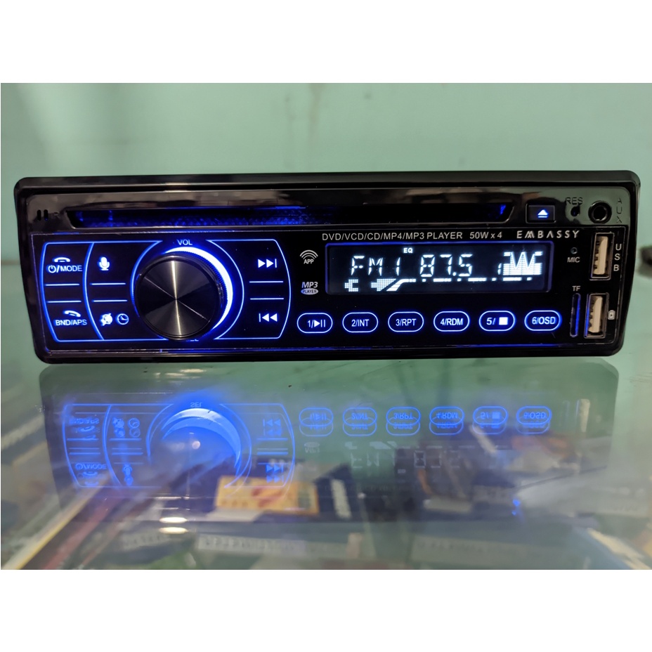 TAPE MOBIL BLUETOOTH DVD HEADUNIT PENDINGIN TEBAL EMBASSY Touchscreen