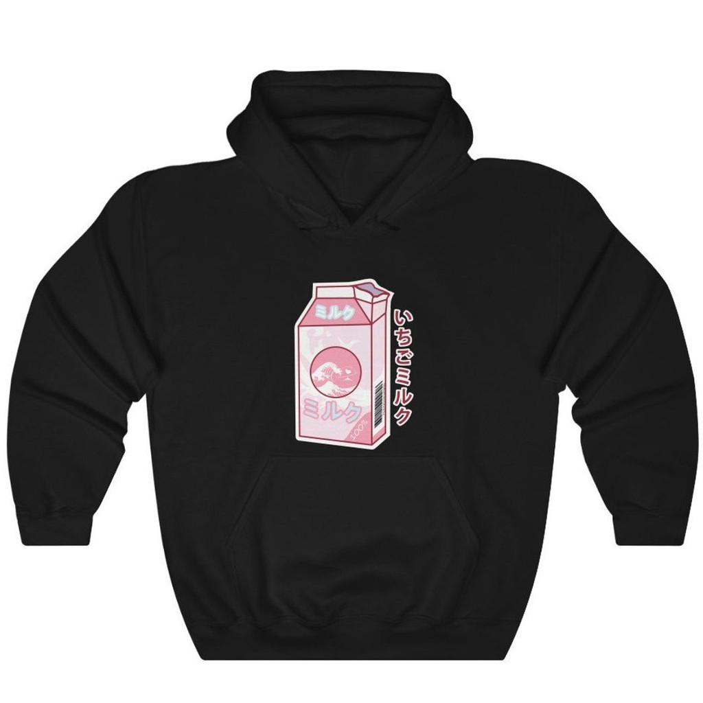 Hoodie Japanese Strawberry Milk Box