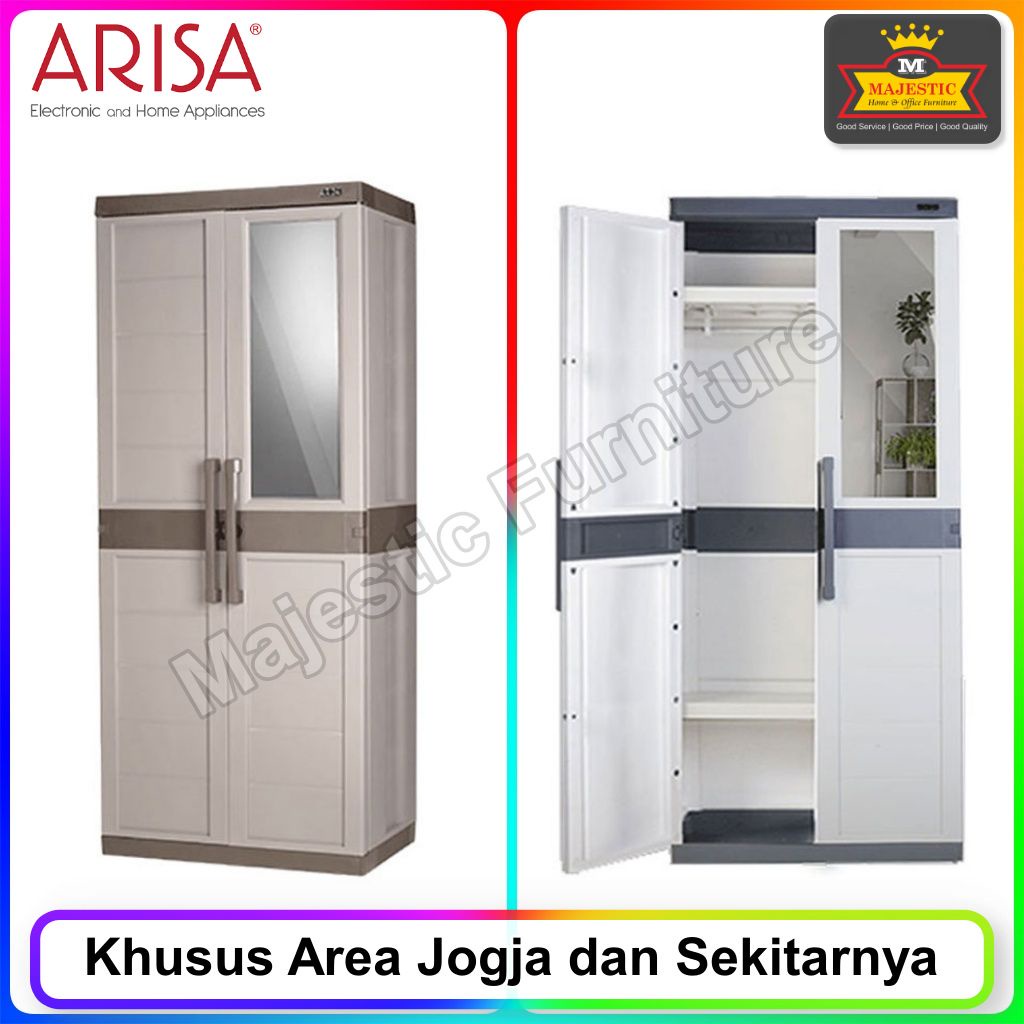 Lemari Pakaian Plastik Arisa CA 502A Gantung - Jogja