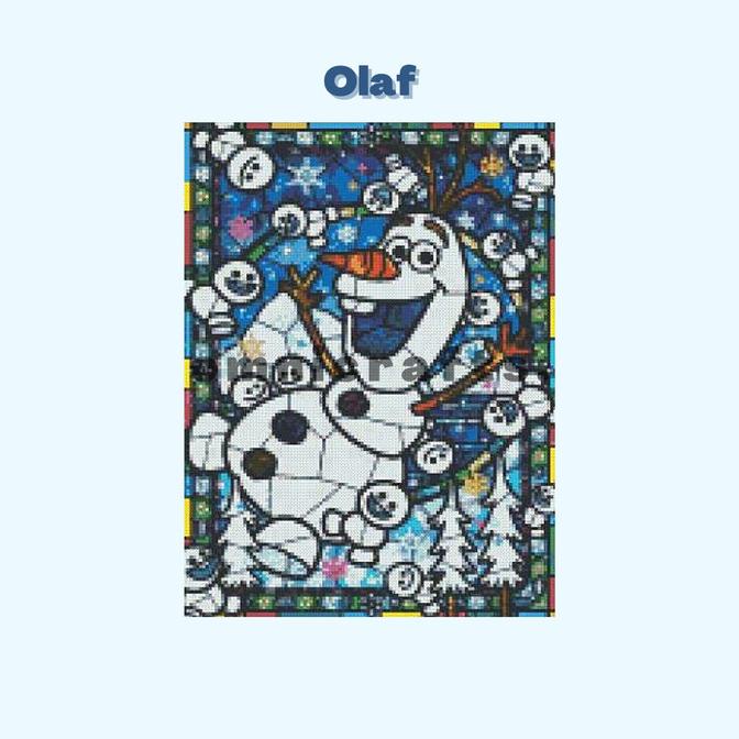 [omnicrafts] #Disney DIAMOND PAINTING KIT SQUARE BEADS 30x40cm