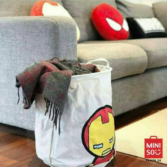 🆕storage bucket miniso x marvel