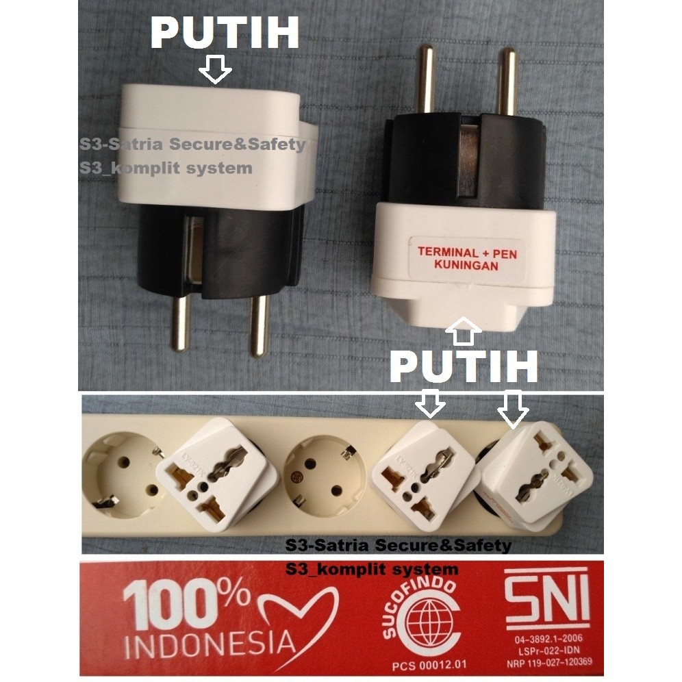 colokkan listrik over steker ly-921k gepeng kaki 3 wanpro loyal ly921k