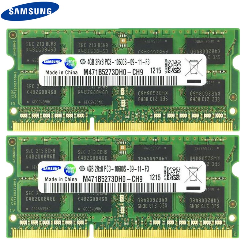 Samsung DDR3 4GB 2RX8 1333MHz PC3-10600s 204PIN SO-DIMM Untuk Laptop