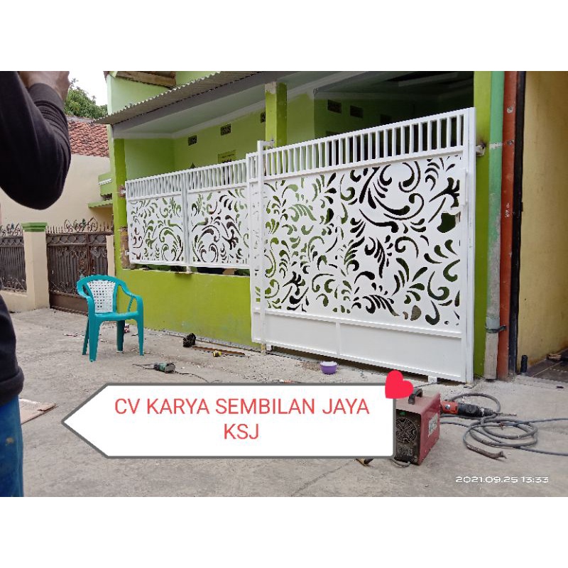 Pagar Laser Cutting CNC Modern
