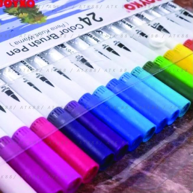 

♘ Brush Pen Joyko 24 Warna CLP-07 ►