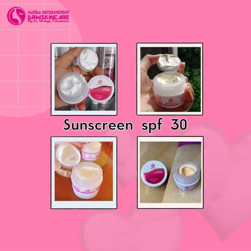 DRW Skincare Sunblock wajah / Suncreen wajah / Tabir Surya / pelindung sinar matahari 3 pcs hemat (COD) cream Siang