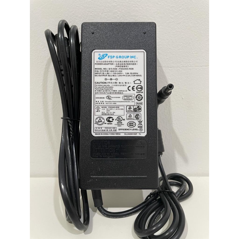 Adaptor 24V 3A / Adaptor DC 24 Volt 3 Ampere