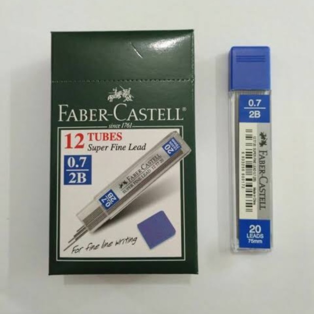 

Isi pensil mekanik 07 faber castell 2b
