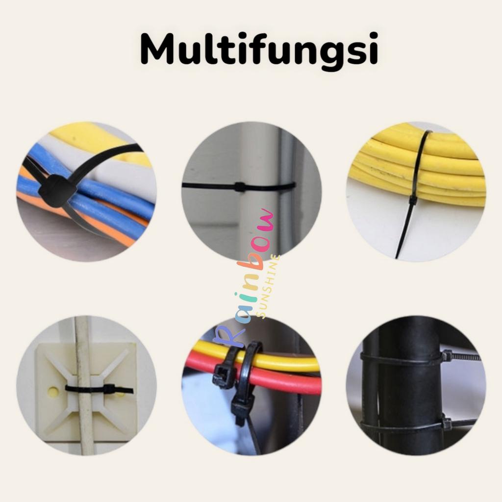 Kabel Ties 4,8x250mm Cable Tie/Kabel Tie/Cable Ties Pengikat Kabel