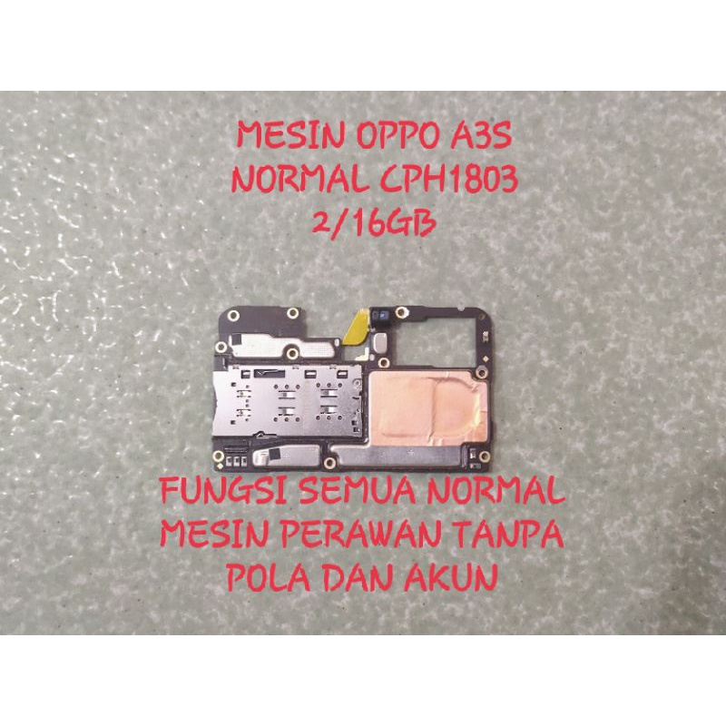 Mesin oppo a3s cph1803 normal mesin oppo a3s normal mesin cph1803 normal mesin a3s normal