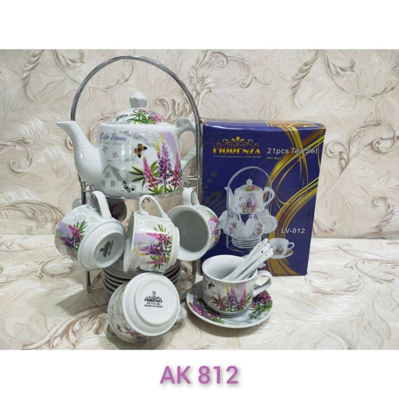 tea set fiorenza teko lv812