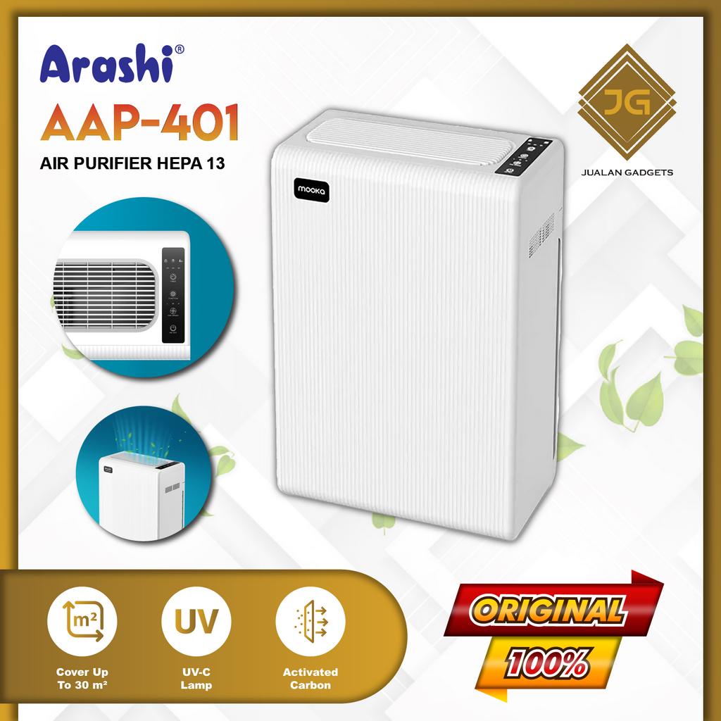 Arashi Air Purifier AAP 401 with HEPA Filter + UVC - Garansi