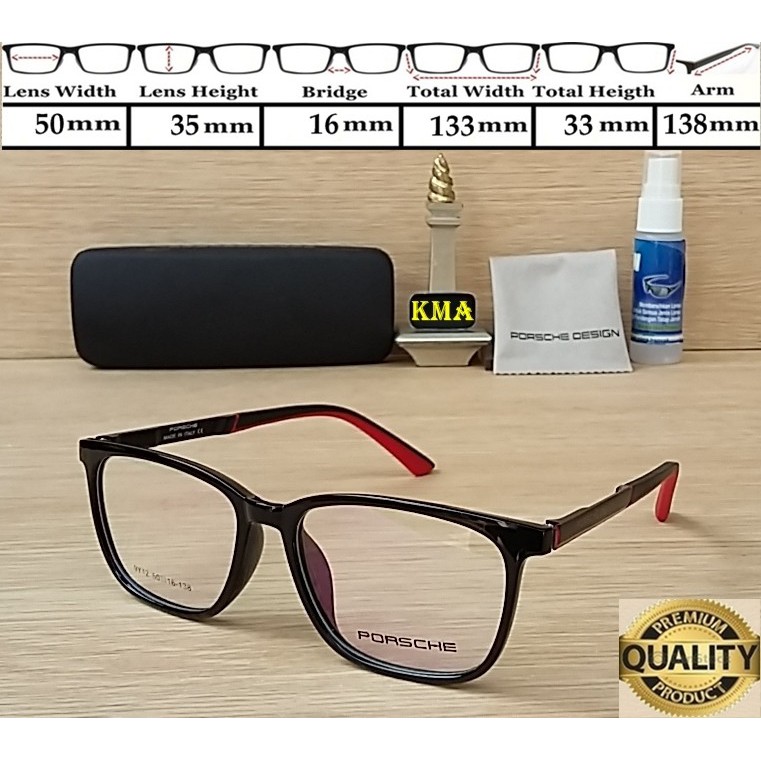 Kacamata Minus PORSCHE DESIGN Kacamata Premium Kacamata Anti UV