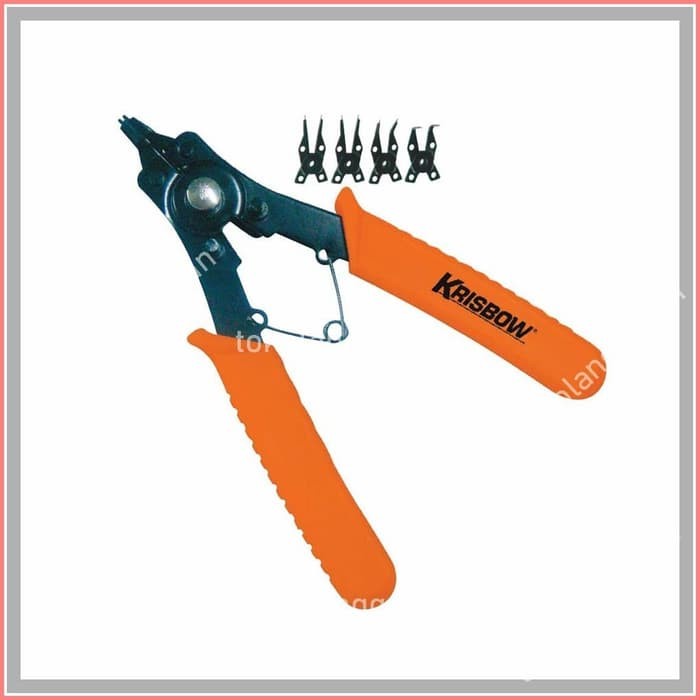 Krisbow Set Tang Snap Ring 4 In 1 bn17