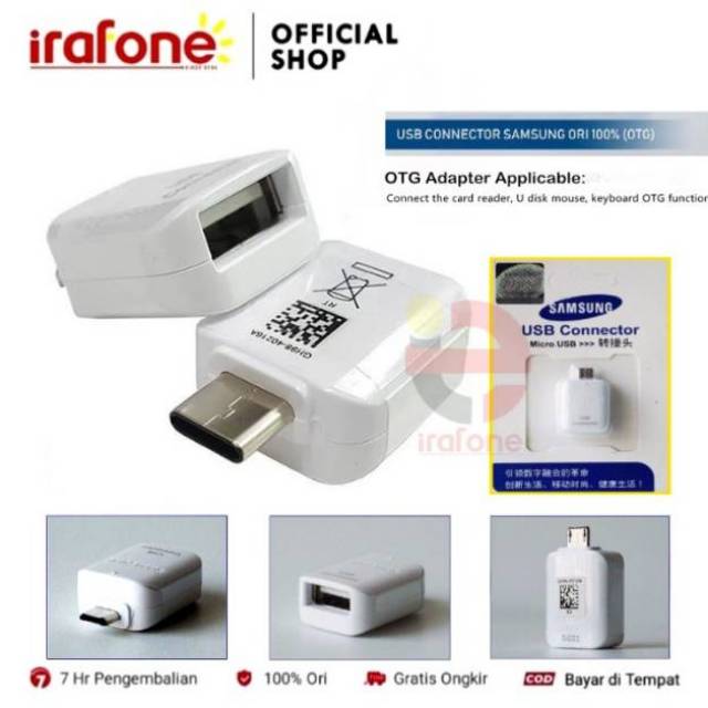 OTG MICRO USB SAMSUNG ORIGINAL USB OTG  KABEL DATA OTG