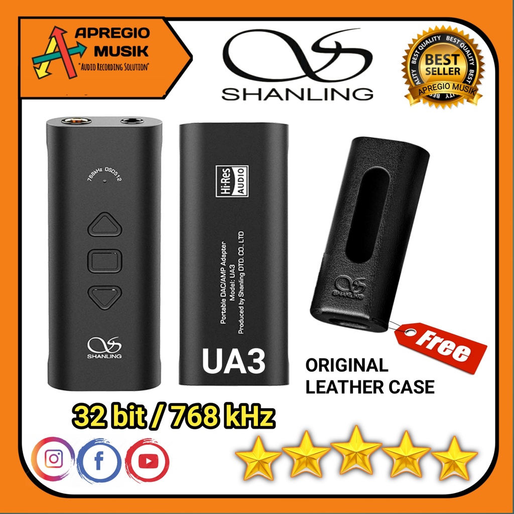 Shanling UA3 Portable Headphone Amplifier USB DAC AMP