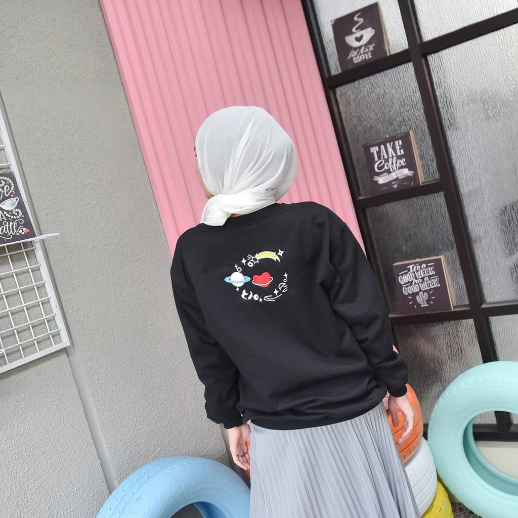 SATURNUS SWEATER  BORDIR II SWEATER PRIA DAN WANITA TERMURAH