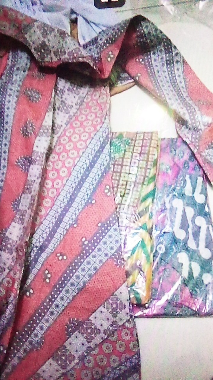 Atasan Batik Dolby Dolbi Dobby Doby Tenun Sutra Tulis Halus Katun Farissa Batik